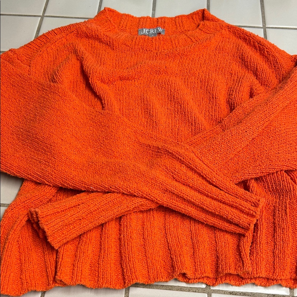 J. Crew relaxed crew neck beach sweater